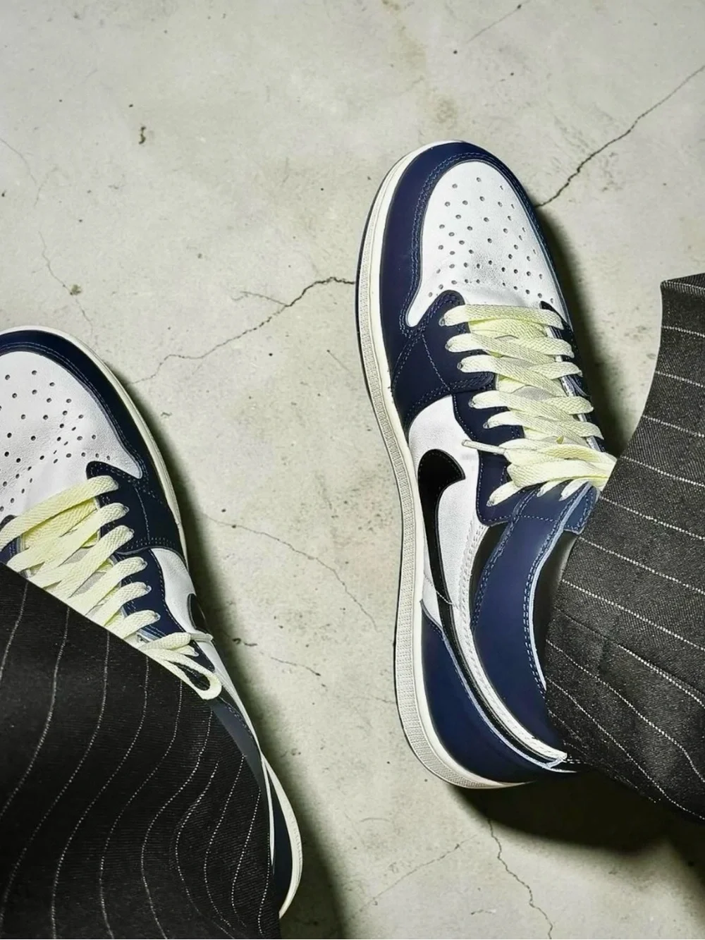 🆕 Nike Air Jordan 1 High OG Navy Black Off White new in box size 7.5 Men